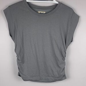 Madewell Gray Short Sleeve Tee small
